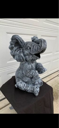 Elephant Statue Garden Sculpture