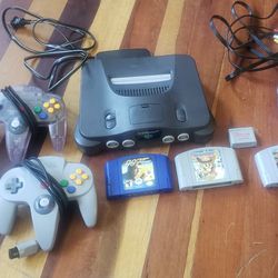 Nintendo 64 Console And Games