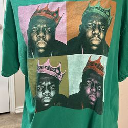 Notorious B.I.G. size large in perfect green