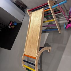Wooden Toddler Play Set - Indoor Or Outside 