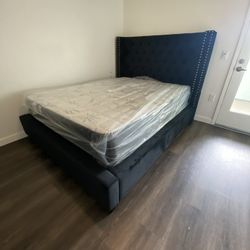 Queen Size Bed Frame With Mattress Included