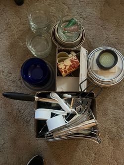 Free dishes and kitchen supplies