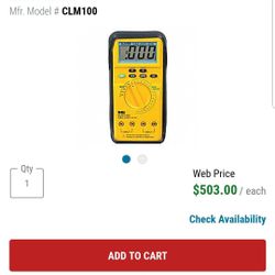 UEI CLM100 cable length meter