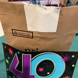 40th Birthday Decor bag! 