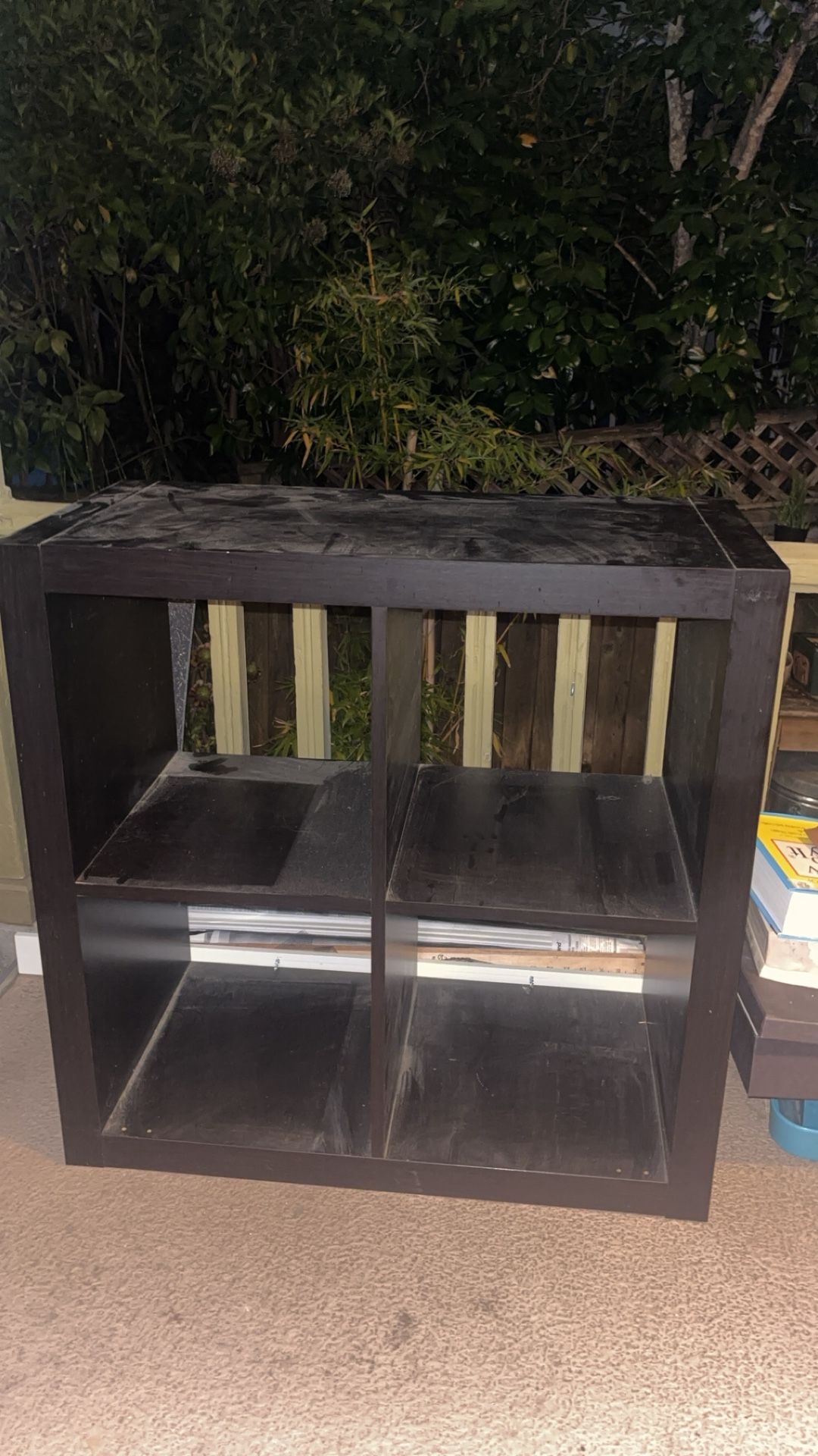Black 4 Cube Organizer