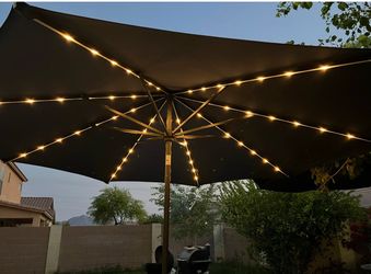 Patio LED umbrella 10’