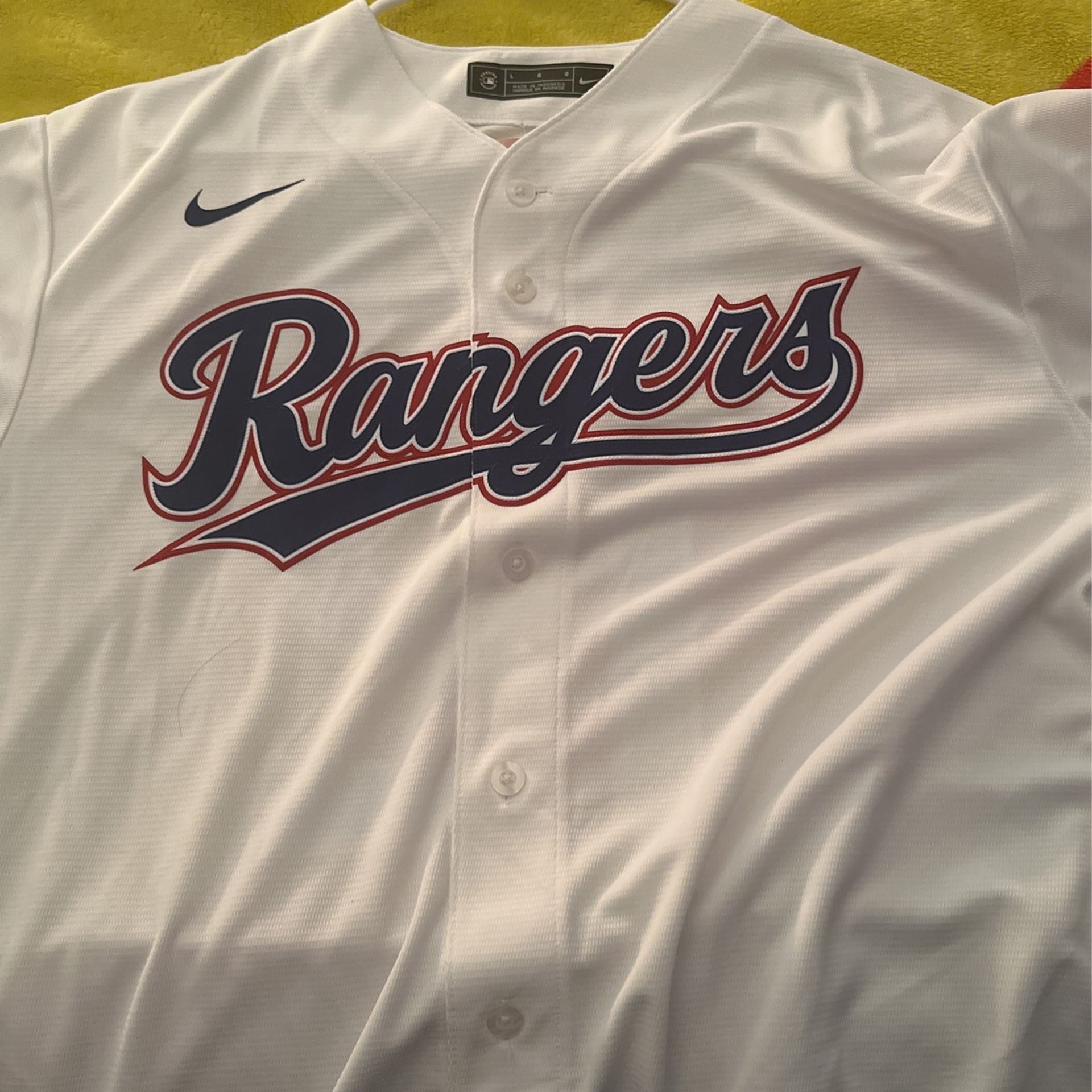 Authentic Texas Rangers Odor Jersey LARGE