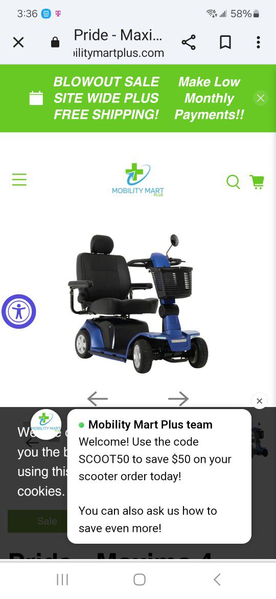 Maximum Electric Power Scooter 