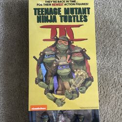 NIB NECA Teenage Mutant Ninja Turtles 3 Samurai Pack