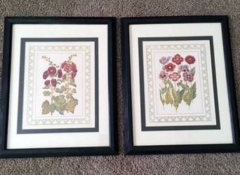 Various Framed Wall Pictures -3 Sets and 3 Singles