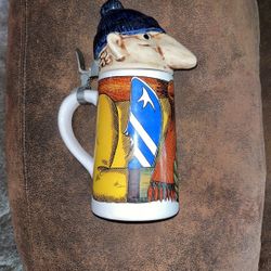 German Lidded Stein