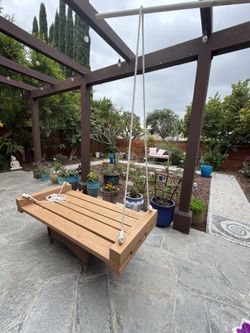 Outdoor or Indoor wooden swing