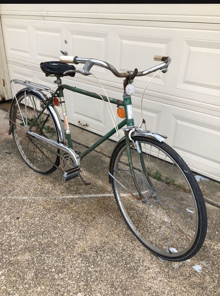 Vintage Kmart All Pro 26" Tires 3 Speed Bike, 26x1 3/8 tires. Bike needs tires and tubes. Produced in early 1970s.