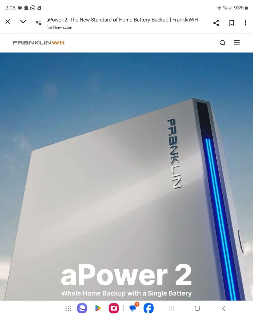Franklin Whole Home Power Back Up