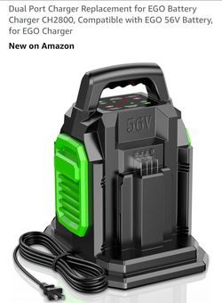 Dual port EGO battery charger