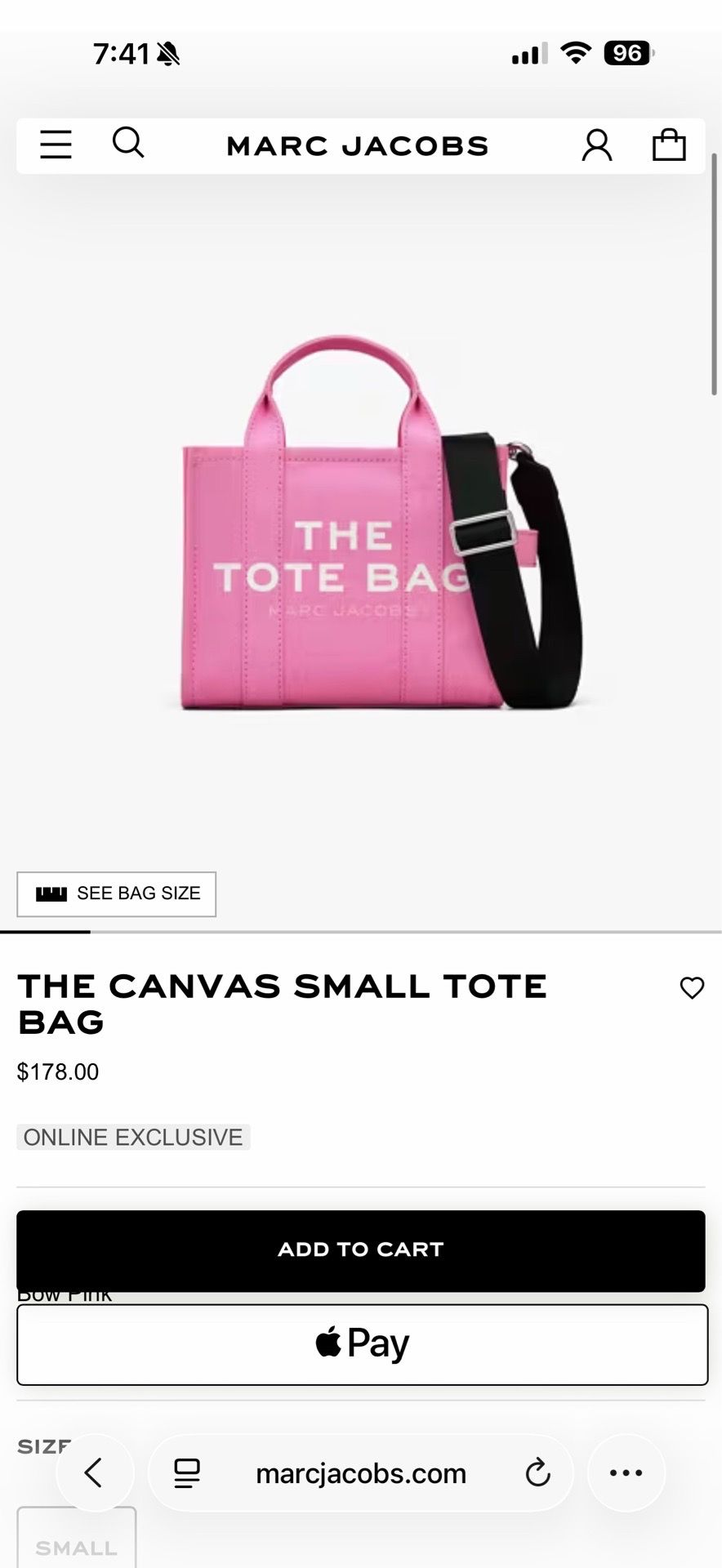 Marc Jacobs Small tote bag
