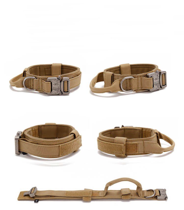 Dog Collar Brown Tactical Collar k9