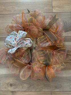 Free autumn themed wreath