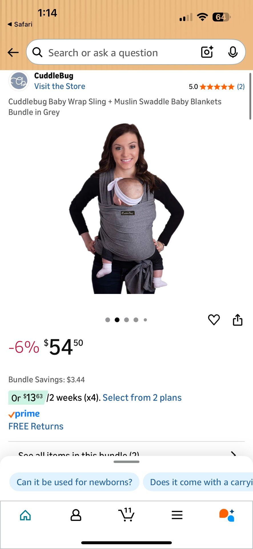 Baby Carrier Sling 