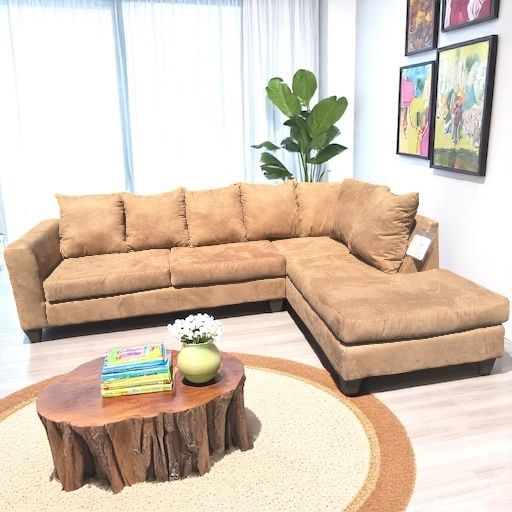 FREE DELIVERY 🚚 Brand-New Beige Fabric Sectional