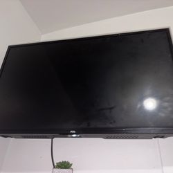 TCL 32-inch Roku TV with adjustable wall mount
