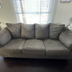 ASHLEY FURNITURE GRAY SOFA