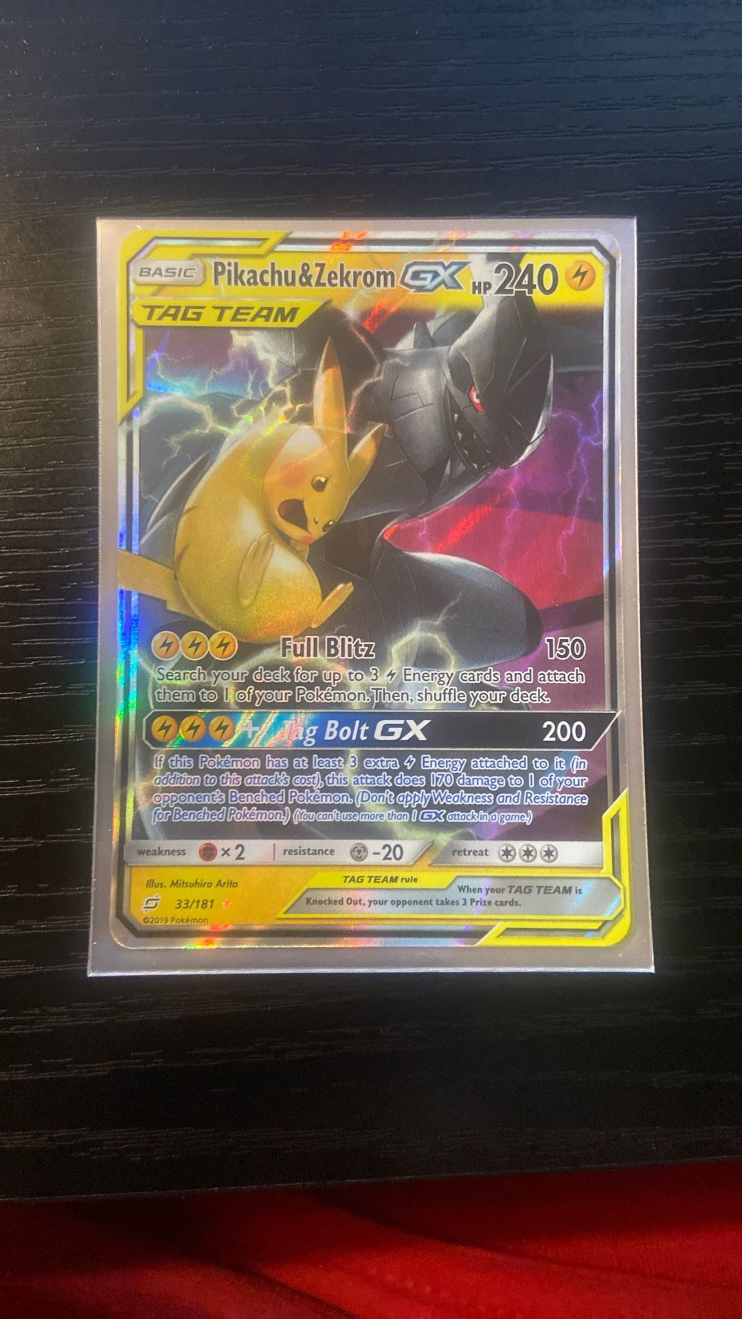 Pikachu And Zekrom Tag Team Gx