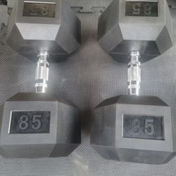 85lbs Dumbells Weights 