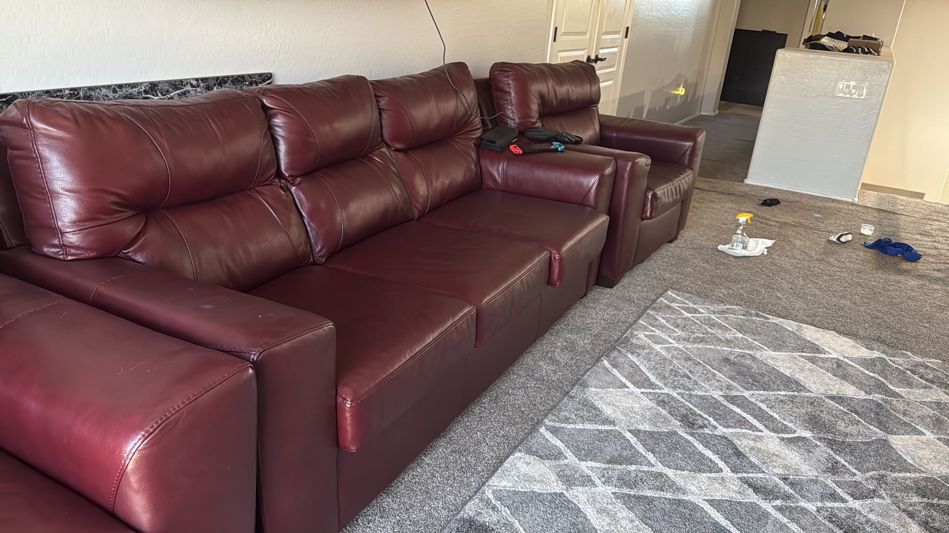 Leather Sofa 