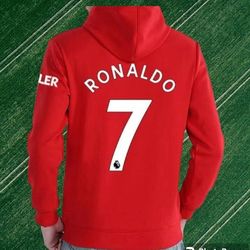 RONALDO  &. MESSI   HOODIE  . Small Size