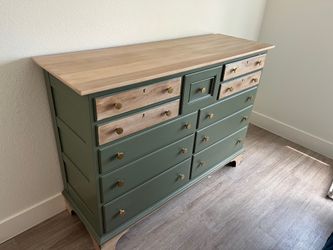 Refurbished Sage Green Dresser