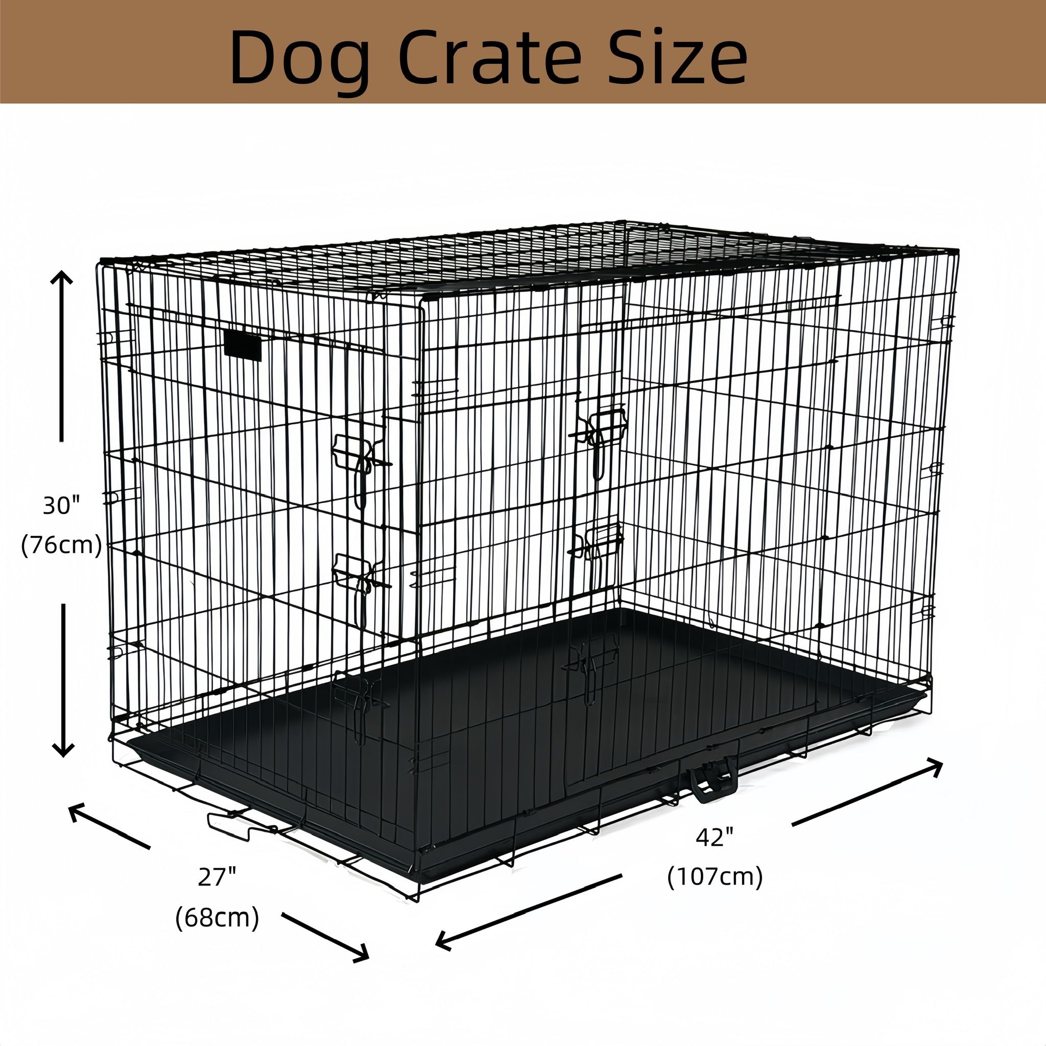 42” Dog Crates Dog Wire CageBrand New