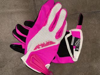 NEW Women's Fly Racing Kinetic Motocross Gloves – Size XL (Pink/White)