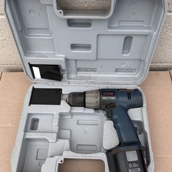 USED RYOBI DRILL WITH CASE AND DEAD 💀 ? BATTERY NO CHARGER 