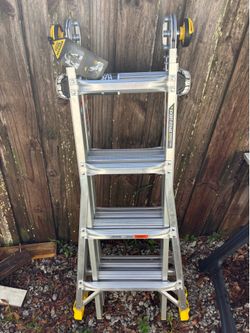 Gorilla 18 ft adjustable ladder