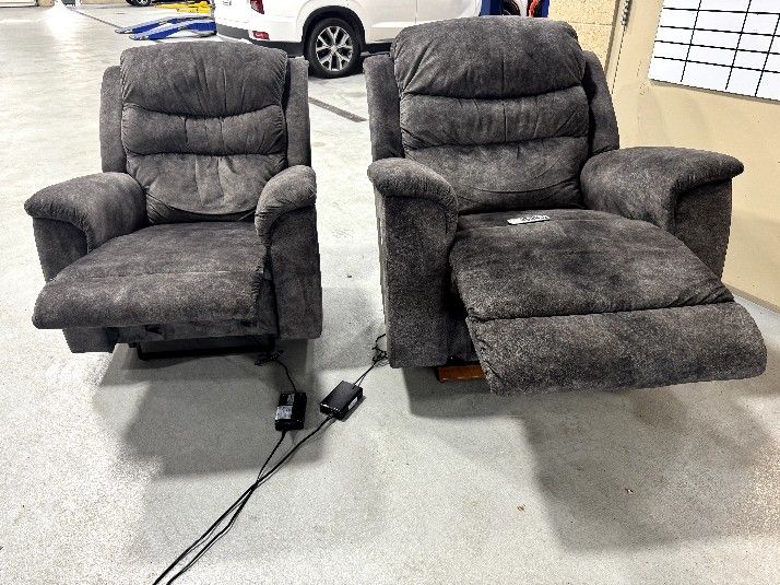 2 Chairs - Power Recliner