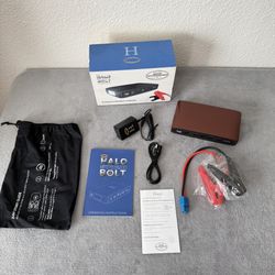 Halo Bolt 57720 Mwh Portable USB Charger Power Bank Car Jump Starter