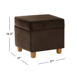 homepop square ottoman with lift off top 