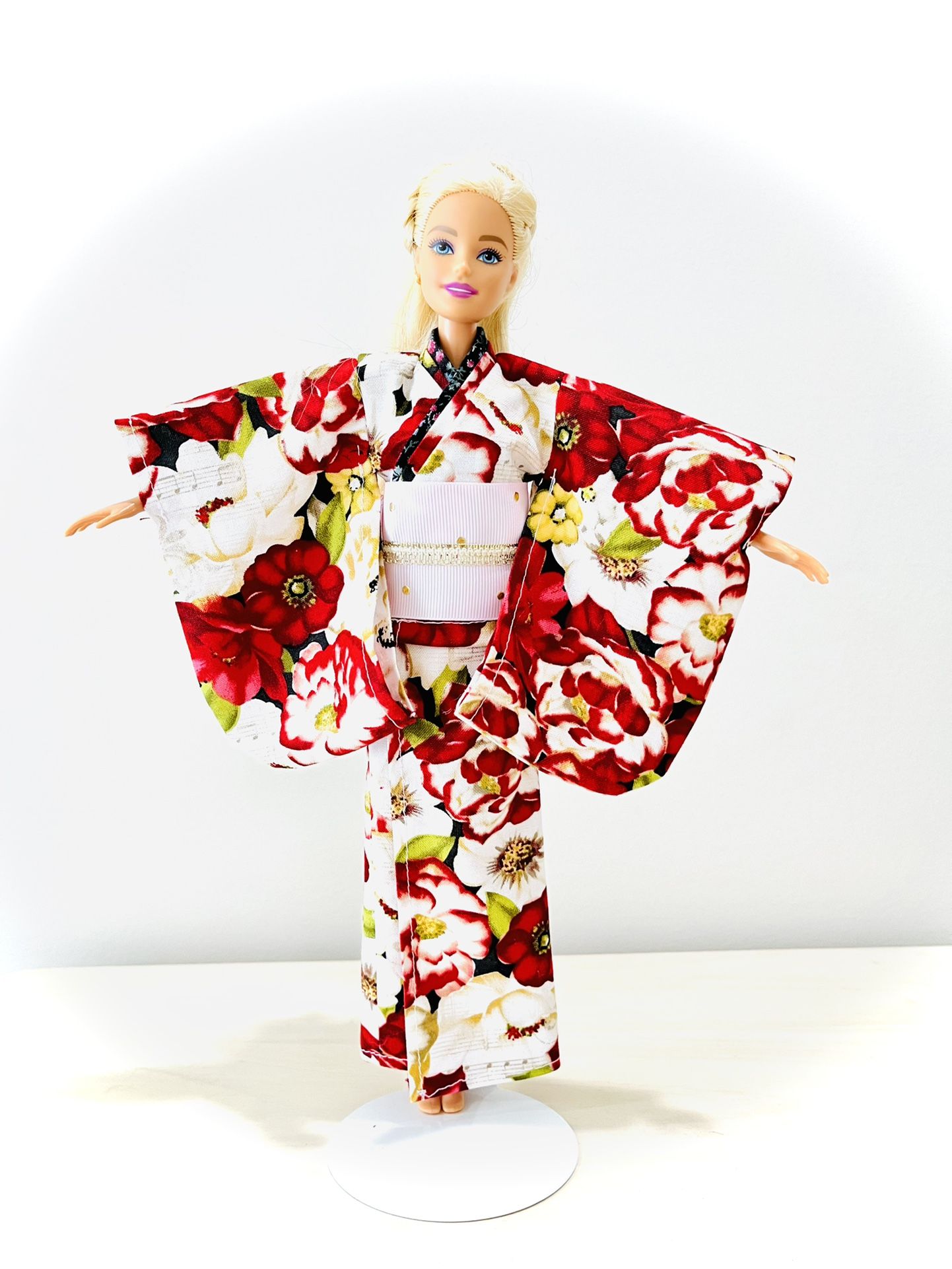 Barbie Clothes / Fashion Doll Dress / Japanese Kimono