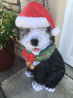 Light-Up Christmas Dog Yard Decoration