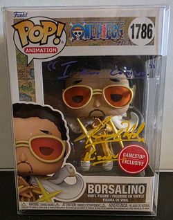 Funko Pop! One Piece Borsalino #1786 Signed by Ray Hurd GameStop Exclusive