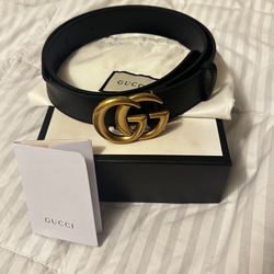 Gucci Leather Belt Size 110
