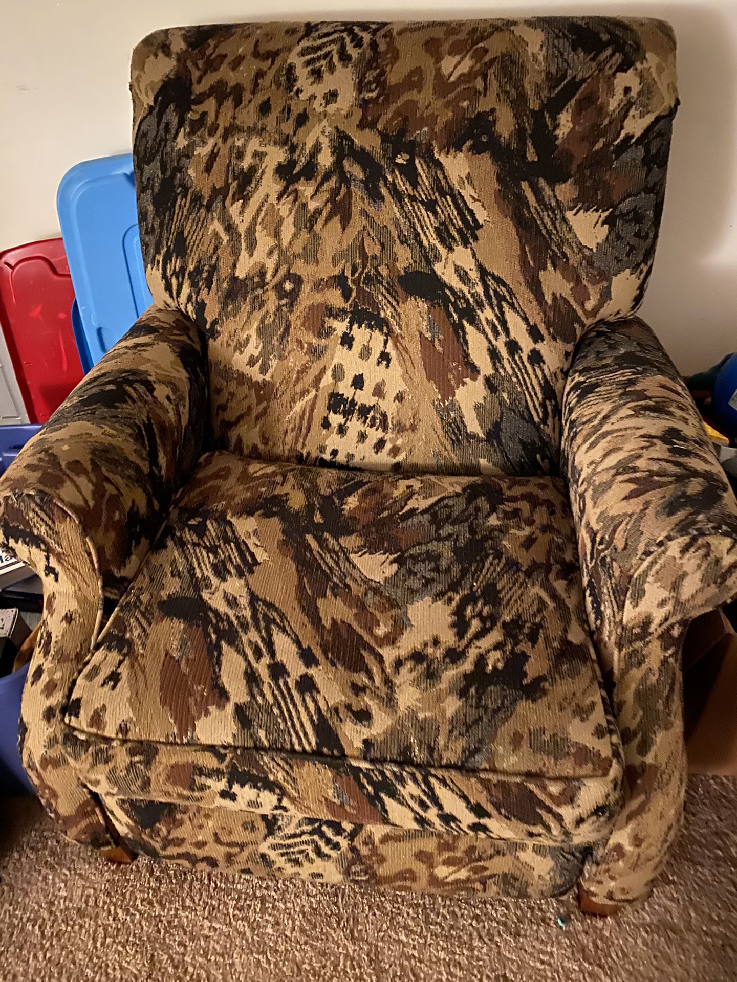 Multicolor Accent recliner chair