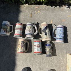  Vintage Beet Steins Mugs