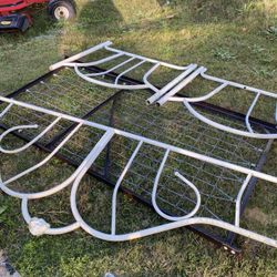 Twin/Full Size head Board,Foot Board And springs