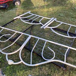 Twin/Full Size head Board,Foot Board And springs