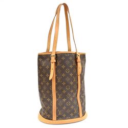 Louis Vuitton Authentic Bucket GM M42236 Monogram Brown Shoulder Bag 11602
