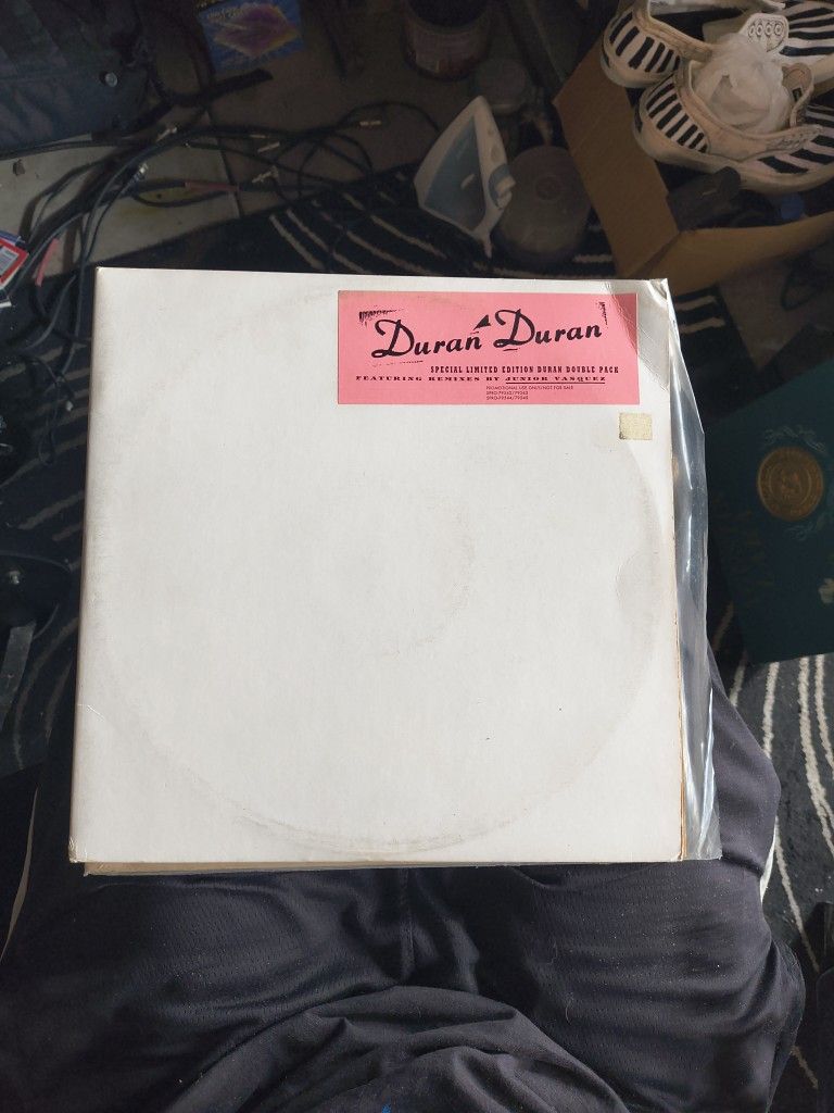 Duran Duran White Lines Vinyl (W/ Junior Vasquez) - 1995 Promo Double Gatefold 12"