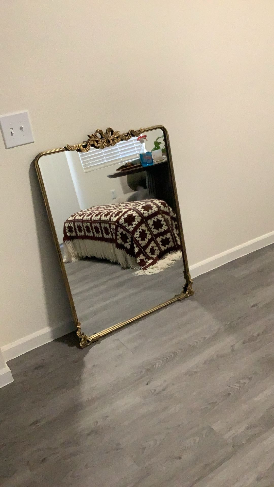 Gold Antique Style Mirror