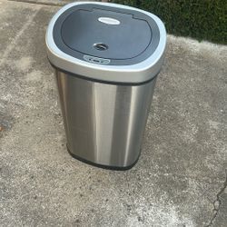 motion sensor trash can